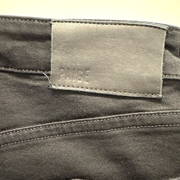 Paige Men's Lennox Slim Fit Stretch Denim Jeans Black Shadow Size 33 - Picture 9 of 12